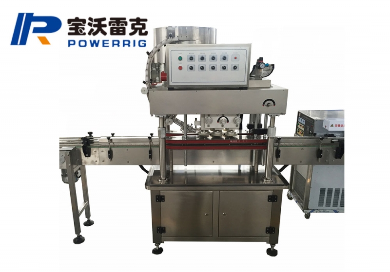 linear screw spray gun cap machine