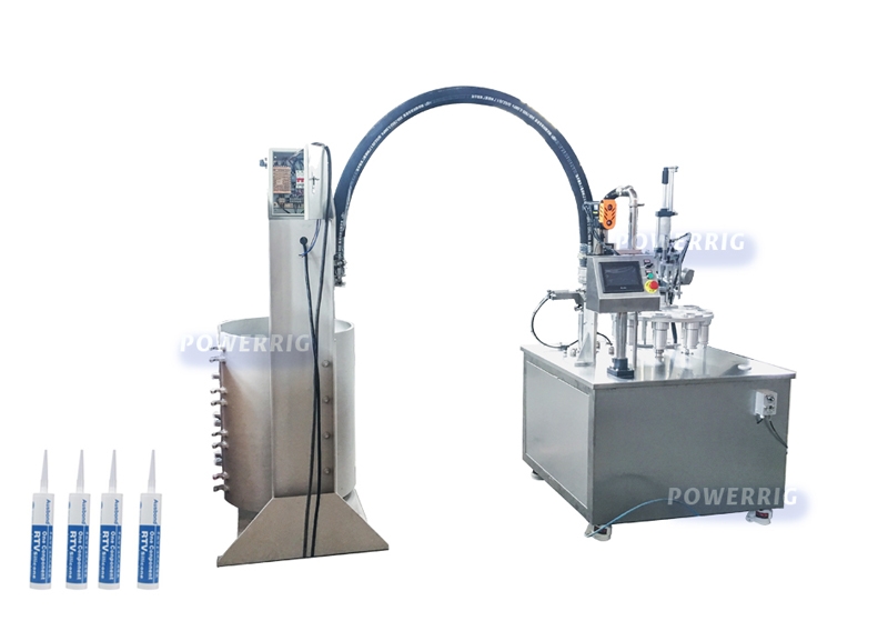 Semi-automatic Hard Tube Silicone Filling Machine
