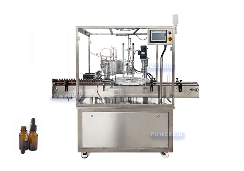 Vial Filling And Capping Machine ( Speed 20-30 bottles per minute )