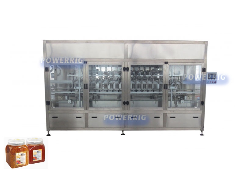 Chili Sauce Filling Machine ( High viscosity material and Foamy liquid )