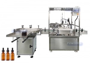 Automatic Serum Glass Plastic Bottle Filling Capping Machine