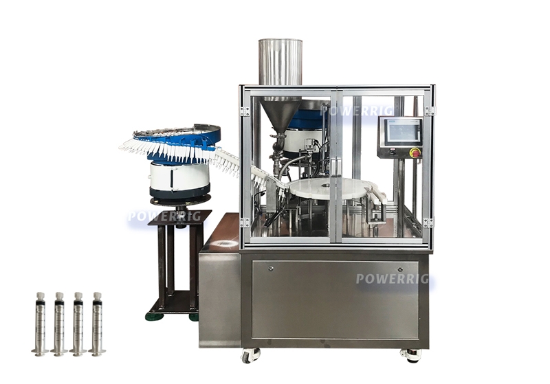 Sterile Syringe Filling Machine With Dust Cover ( Speed 1200-1800 syringes per hour )