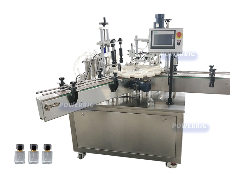 Perfume Filling Machine ( Speed 20-30 bottles per minute )