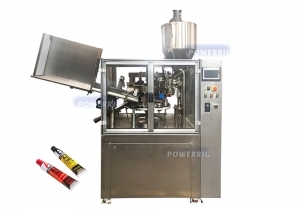 Automatic Aluminum Tube Filling & Sealing Machine with Material Pressing Machine