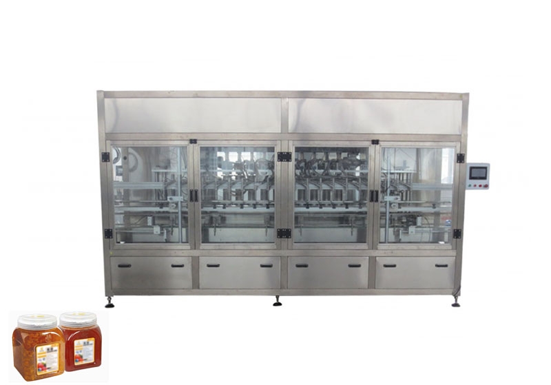 Jam Jar Filling Machine ( Speed 1-4000 bottles per hour )