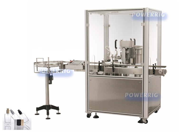 Perfume Packaging Machine ( Speed 20-30 bottles per minute )